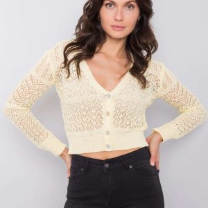 Yellow Button Sweater Meera RUE PARIS