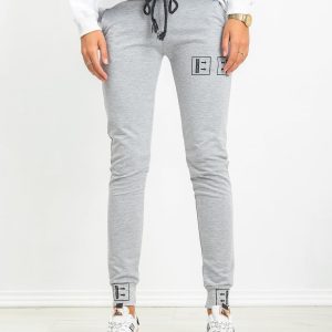 Grey Alluring Trousers