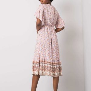 Beige patterned dress Selkie