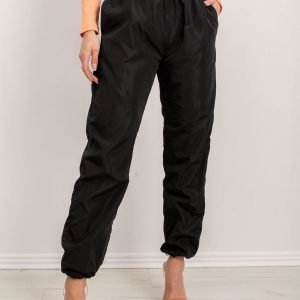 BSL Black Rib Trousers