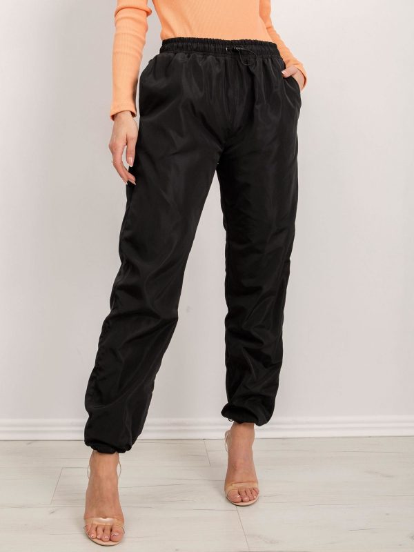 BSL Black Rib Trousers