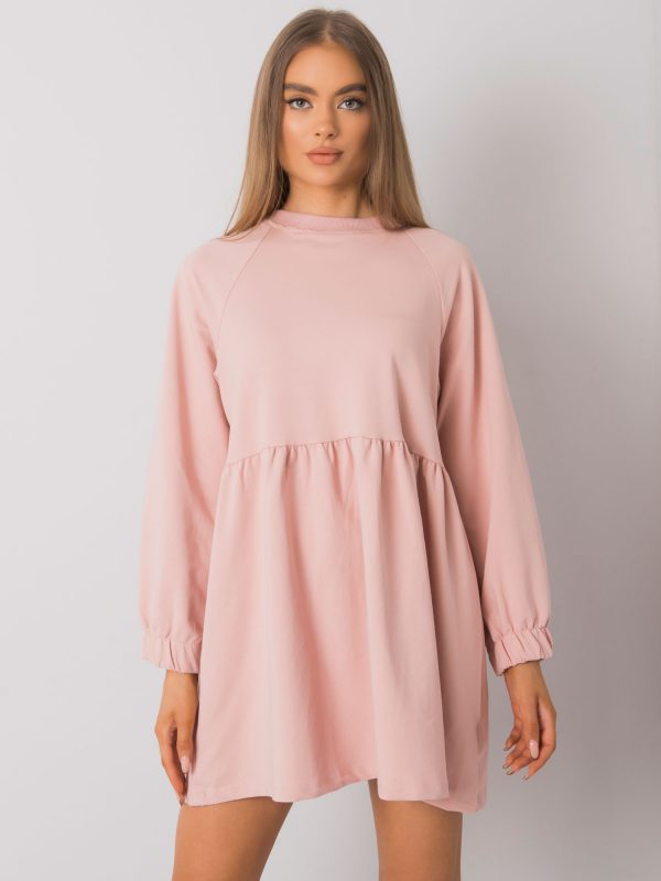 Bellevue Dirty Pink Long Sleeve Dress