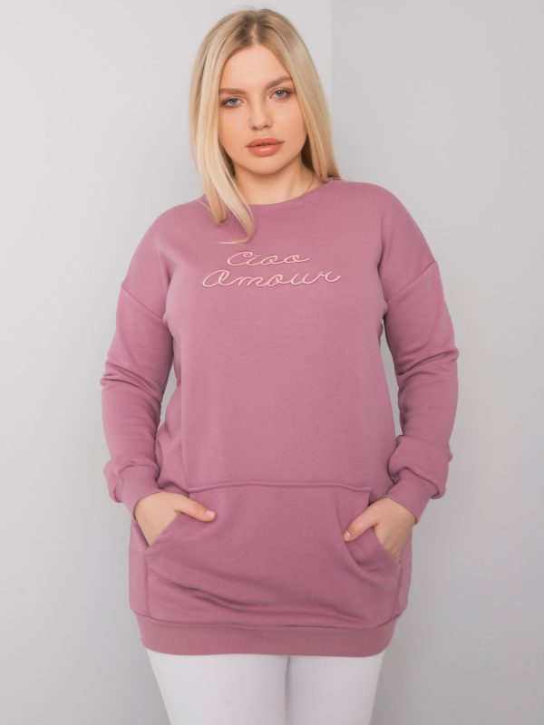 Easton Dirty Pink Plus Size Sweatshirt