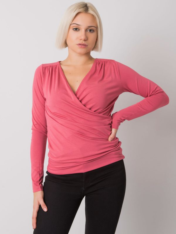 Alicante Dirty Pink Long Sleeve Blouse