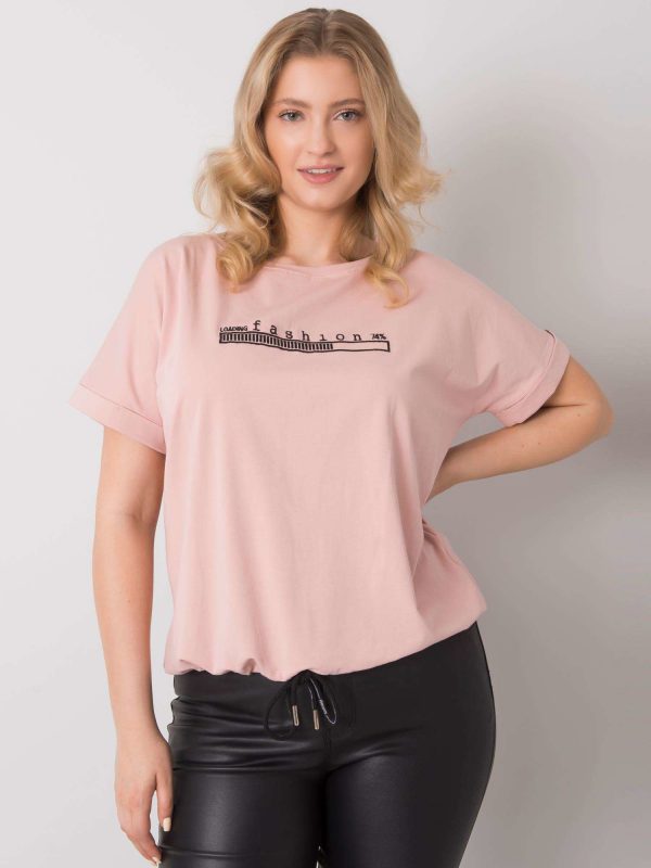 Mavis Dirty Pink Plus Size Blouse