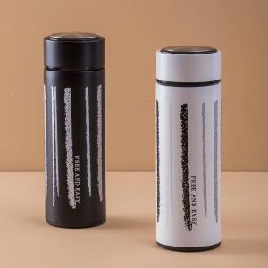 White Stainless Steel Thermal Bottle