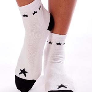 Socks in stars white 3-pack