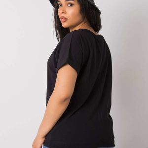 Black plus size blouse Mavis