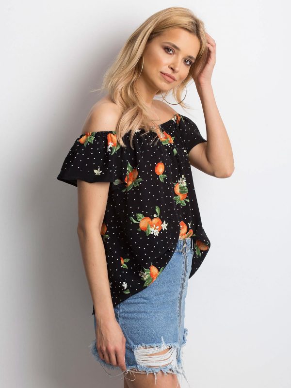 Black blouse Fruity