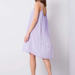 Lilac dress with straps Polinne OCH BELLA