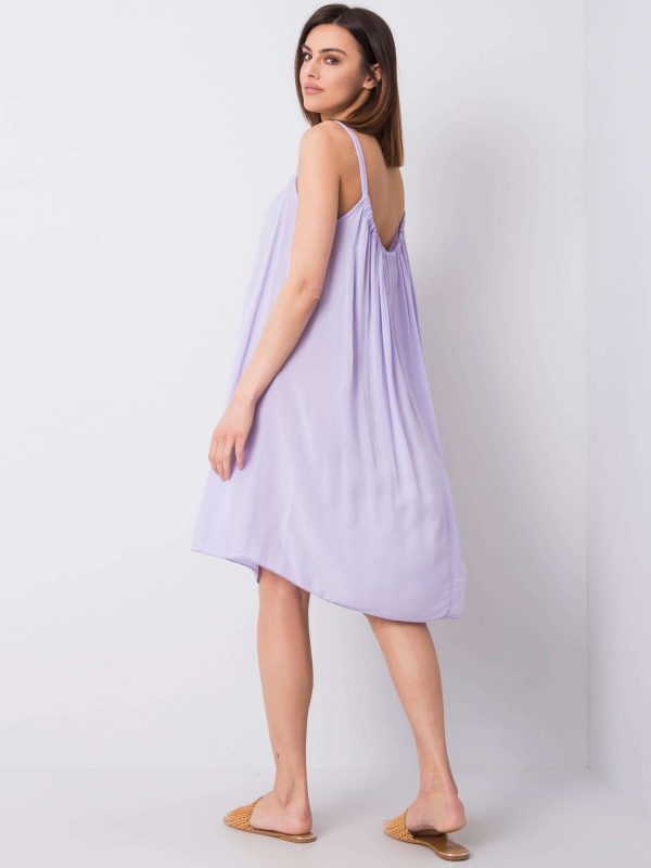 Lilac dress with straps Polinne OCH BELLA