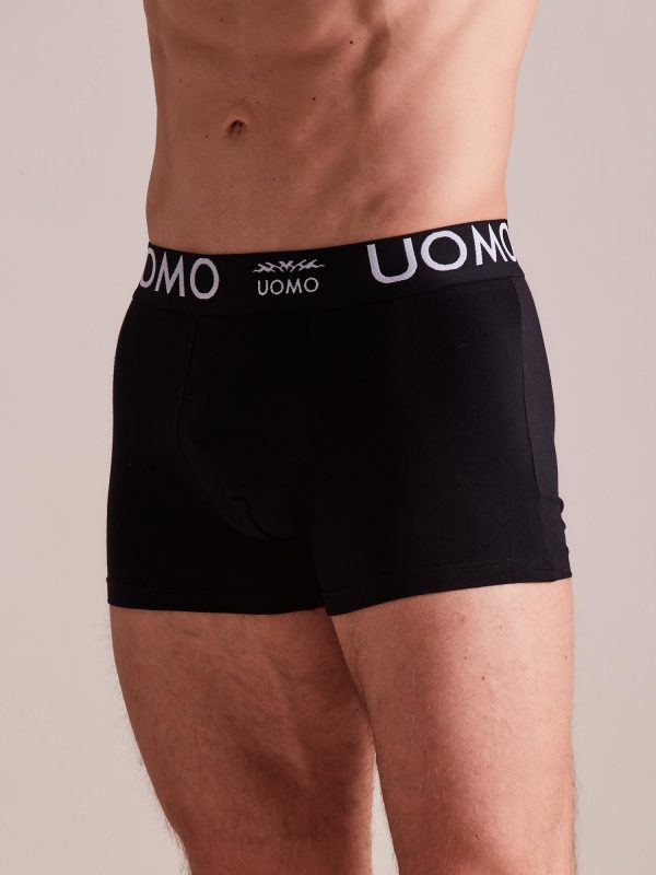 Black Men's Boxer Shorts