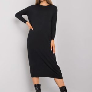 Black Knitted Dress Lorenna OCH BELLA
