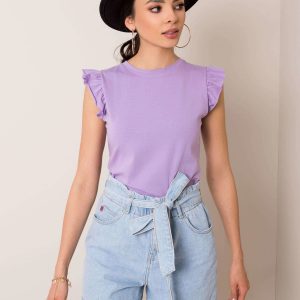 Purple blouse Figure RUE PARIS