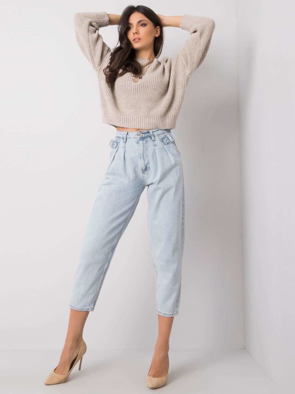 Light blue mom jeans Patricia RUE PARIS