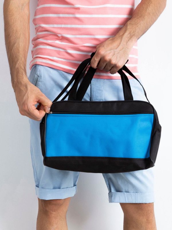 Blue Men's Shoulder Bag