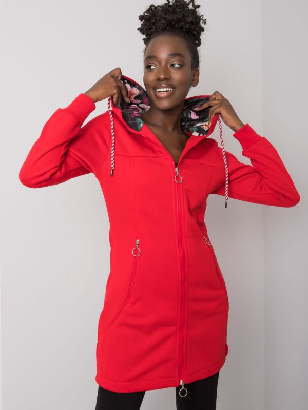 Sandee Red Insulated Hoodie