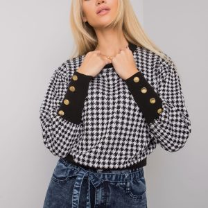 Black and white houndstooth sweater Weston RUE PARIS