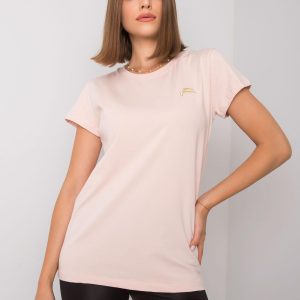 Pale pink t-shirt for women Eudice FOR FITNESS