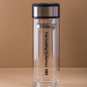 Black Glass Thermos