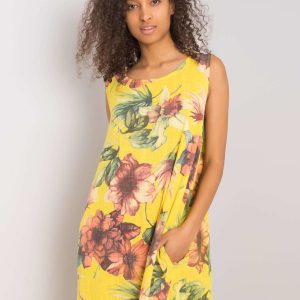 Yellow Olympia Floral Dress