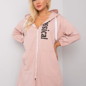 Dirty Pink Plus Size Sweatshirt with Stacy Hoodie