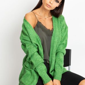 RUE PARIS Green Eclipse sweater