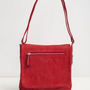 Women's Red Flip Handbag