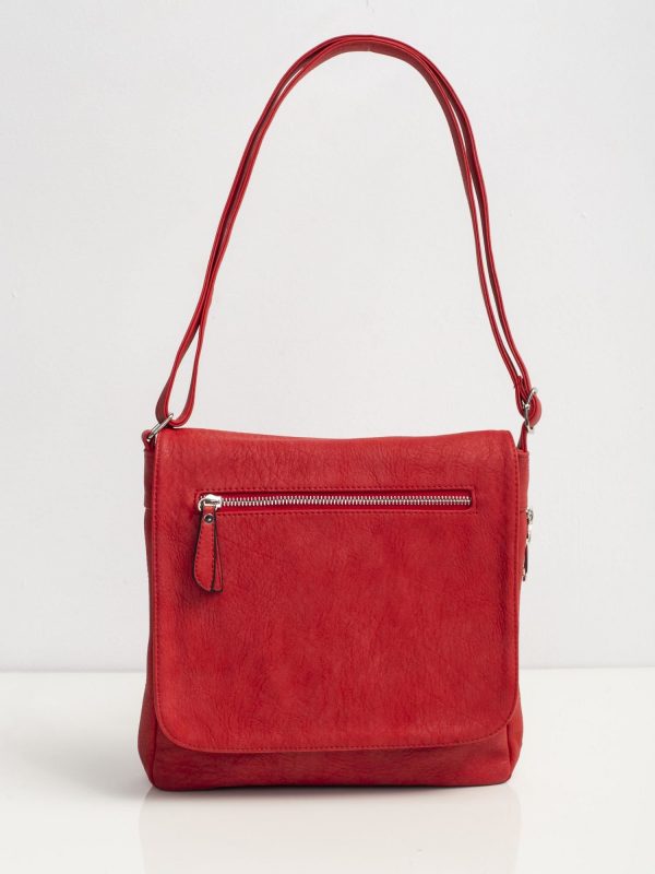 Women's Red Flip Handbag