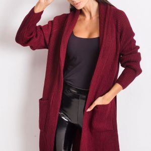 RUE PARIS Grenade Burgundy sweater