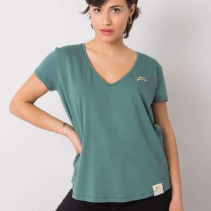 Dark green t-shirt Ginny FOR FITNESS