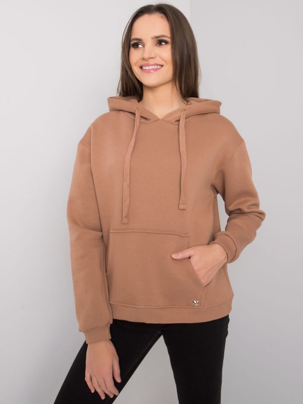 Camel women's kangaroo sweatshirt Georgie