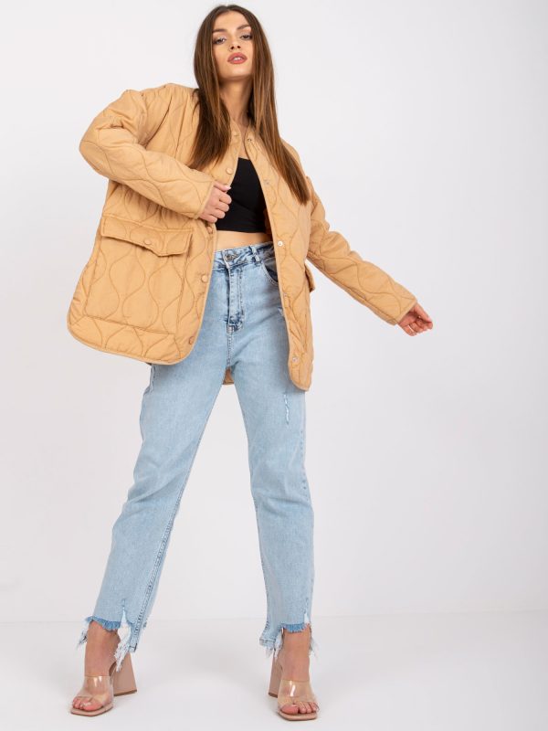 Camel Transitional Jacket Callie RUE PARIS