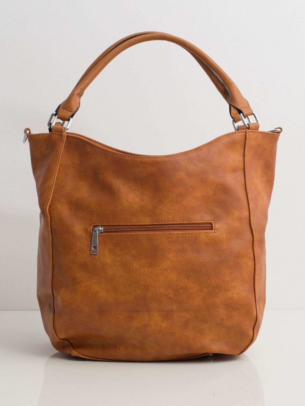 Brown women's city bag