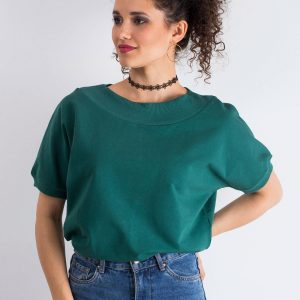 Dark green blouse Lemontree