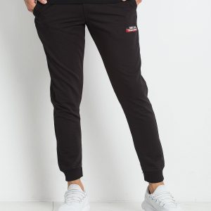 TOMMY LIFE Black Men's Trousers