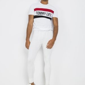 Men's white johns