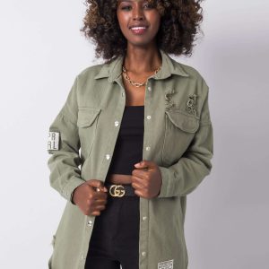 Khaki shirt Kiana RUE PARIS