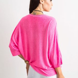 Fluo Pink Women's Oversize Blouse