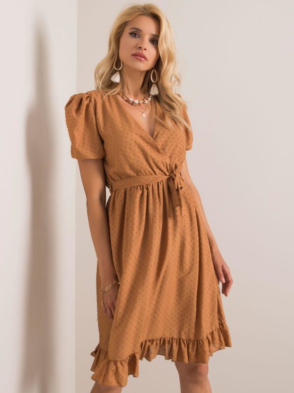 Light brown dress Colette RUE PARIS