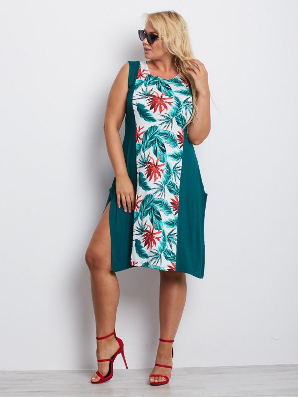 Dark Green Plus Size Pearson Dress