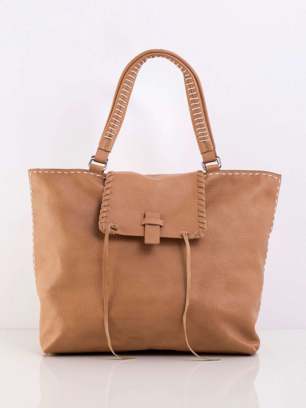 Beige Large Urban Bag