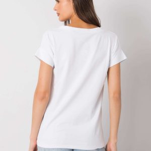 White t-shirt with Leila inscription