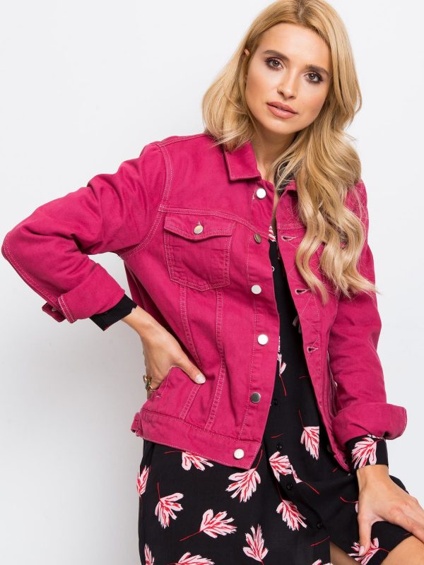 RUE PARIS Dark pink jacket Daisy