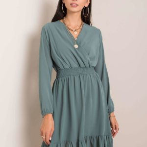 Dark turquoise dress Giovana RUE PARIS