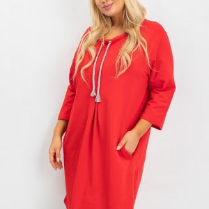 Red tunic plus size Alexa