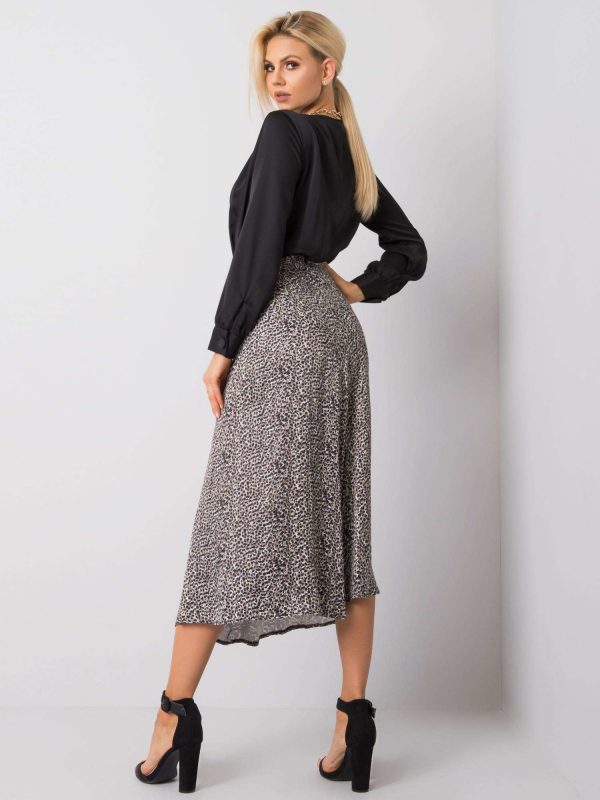 Black and beige skirt Monica RUE PARIS