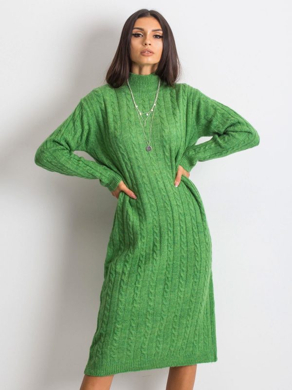 RUE PARIS Green dress Evermore