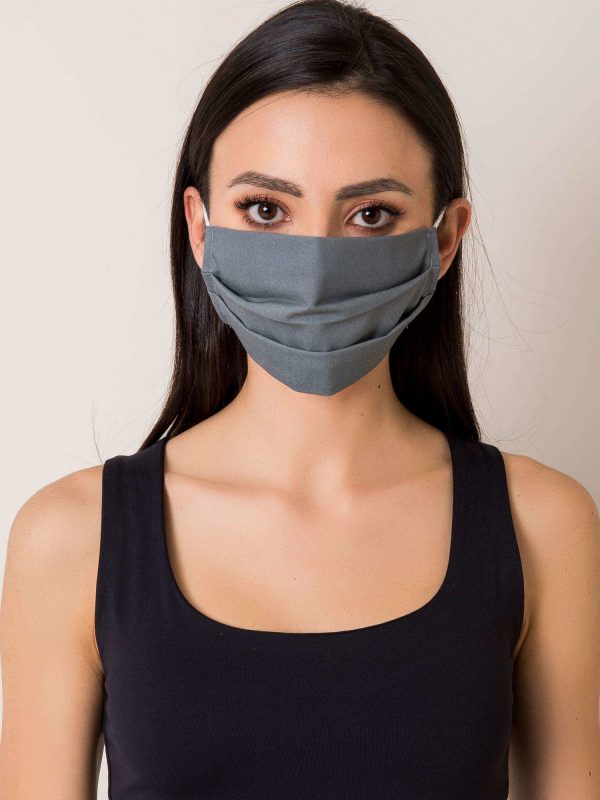 Dark Grey Smooth Protective Mask