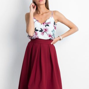 Burgundy Bucolic skirt